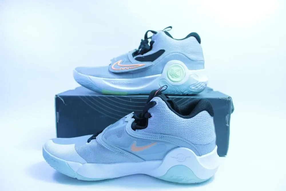 Nike KD Trey 5 X 'Wolf Grey Barely Volt' Sz M9.5 DD9538-009